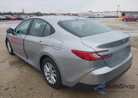 2025 Toyota Camry Le из США, поврежденный, VIN 4T1DAACK4SU026450